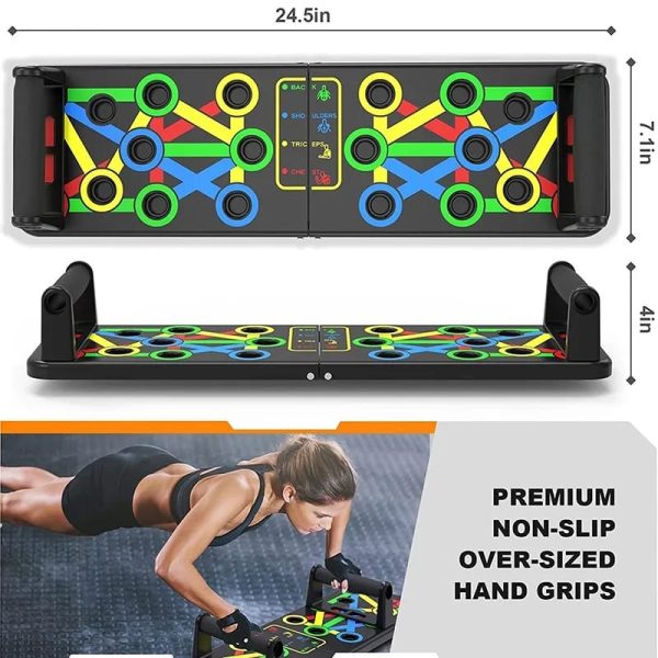 Adjustable Pushup Board 9 in 1